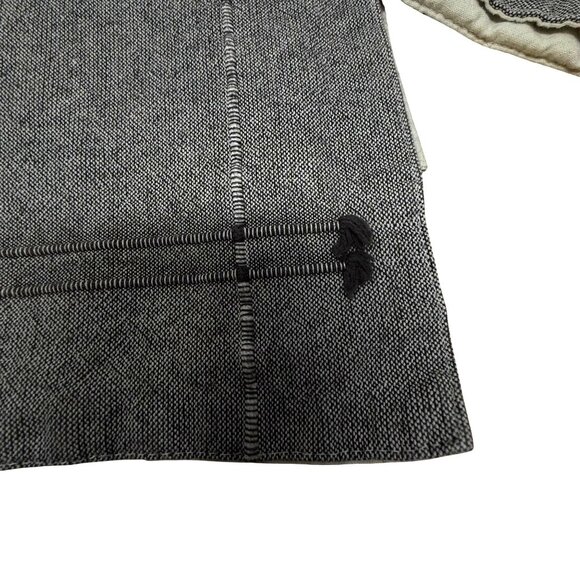 Hearth & Hand With Magnolia Gray Cotton Table Runner 72"x14" India Monochromatic - Picture 3 of 5